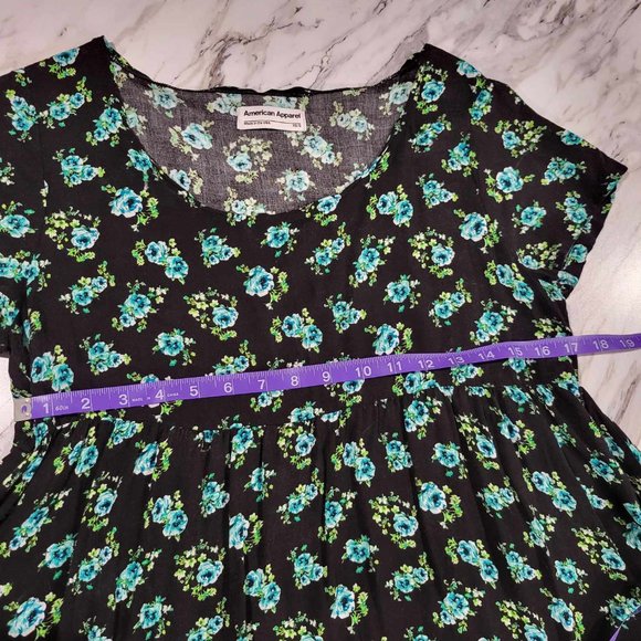 American Apparel Floral Babydoll Dress - Picture 2 of 5
